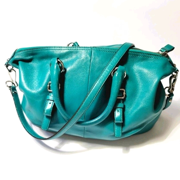 COACH Madison Juliette Satchel Handbag in Jade - Picture 4 of 8
